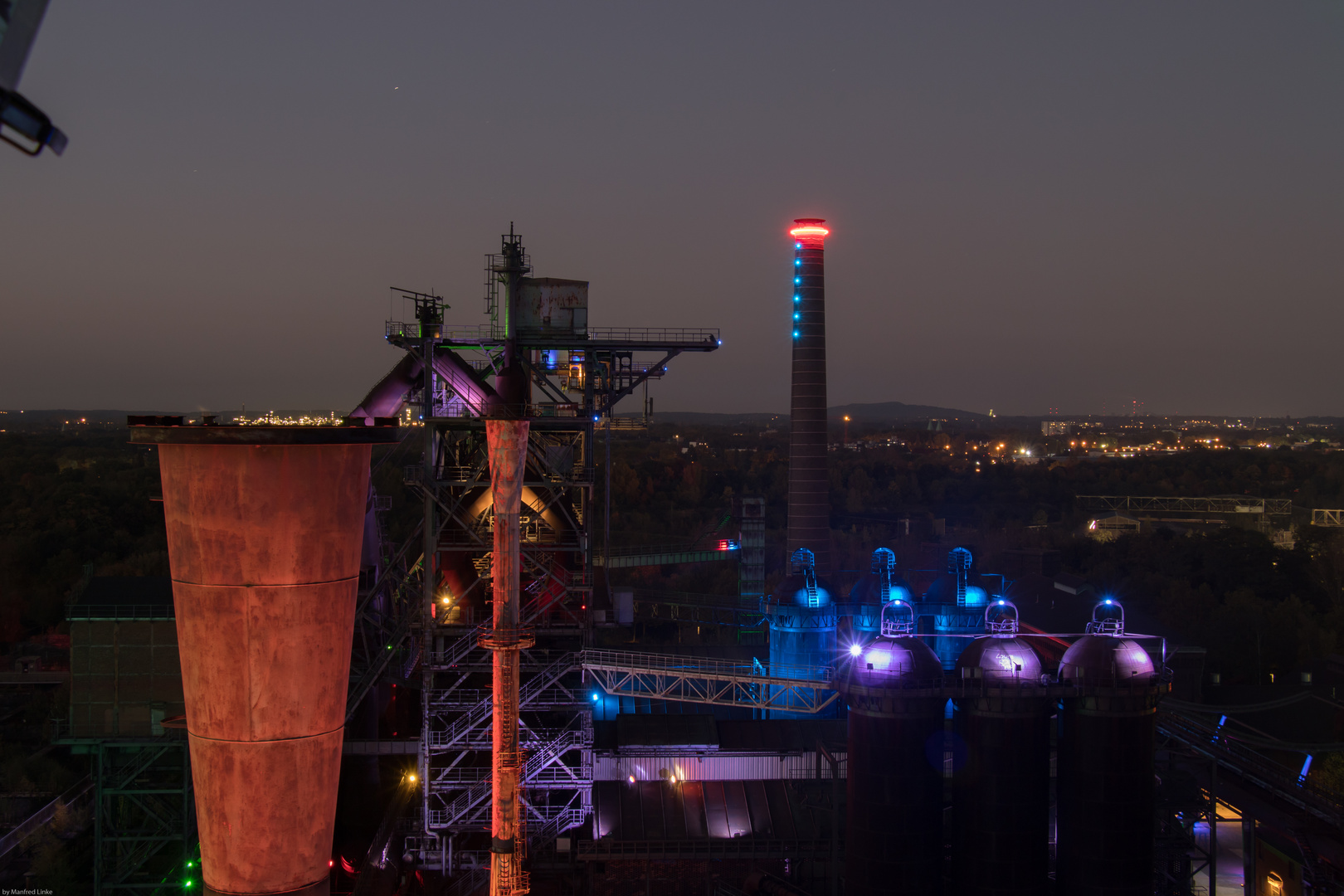 Landschaftspark Duisburg Nord/Nacht