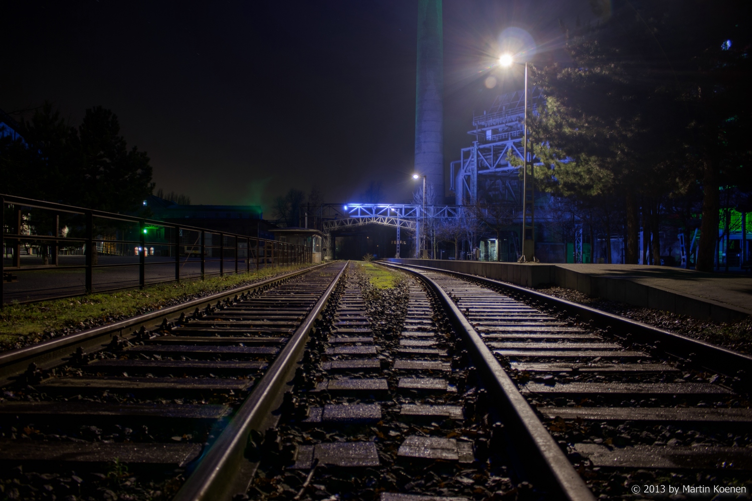 Landschaftspark Duisburg Schienen