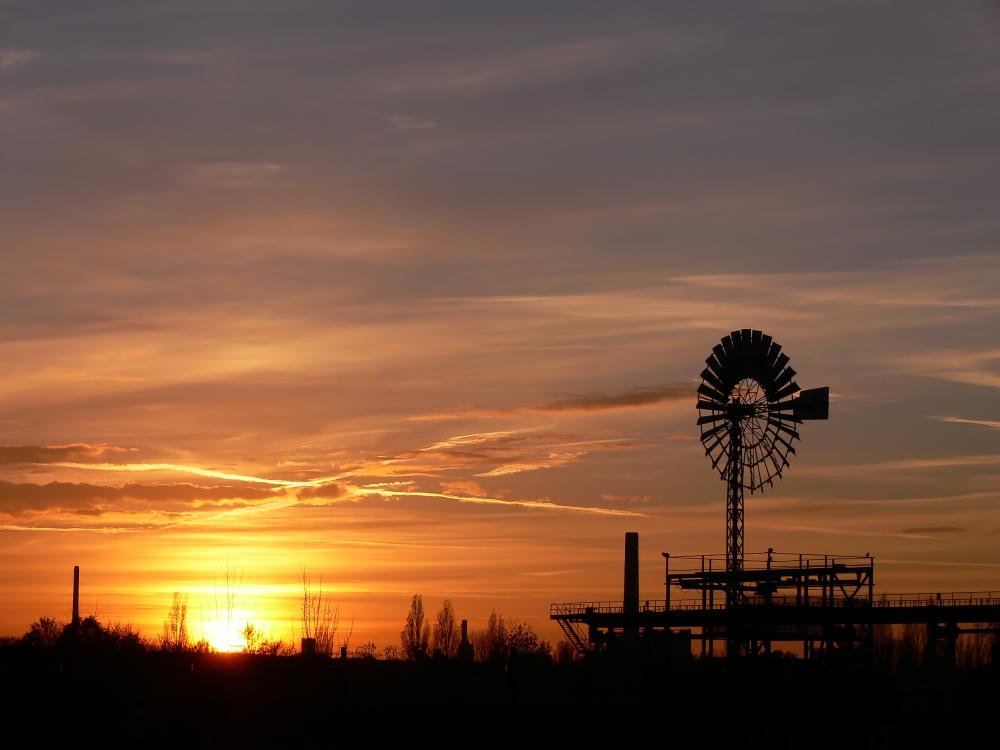 Landschaftspark Duisburg - Sonnenuntergang