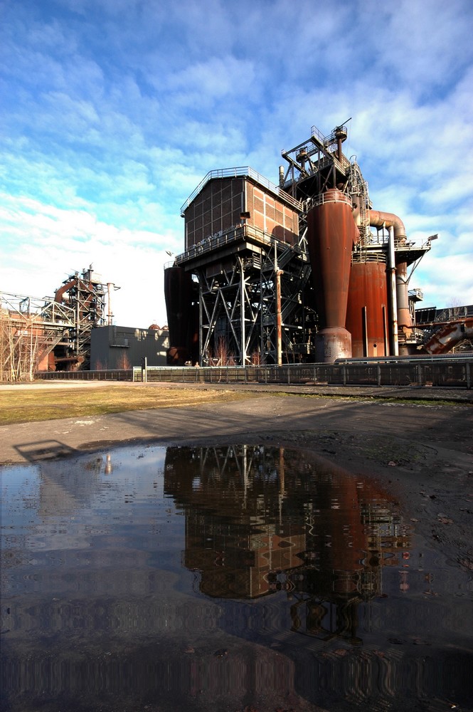 Landschaftspark Duisburg Spiegelung