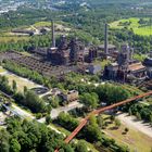 Landschaftspark Duisburg von Oben