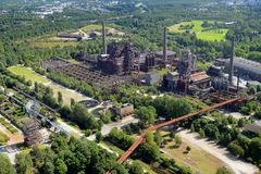 Landschaftspark Duisburg von Oben