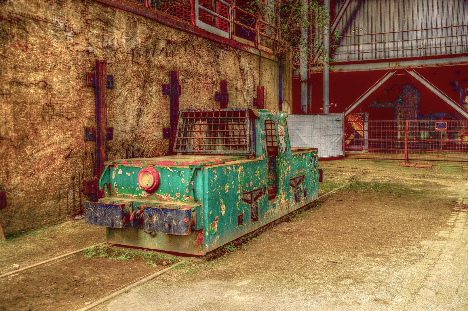 Landschaftspark Duisburg Zug