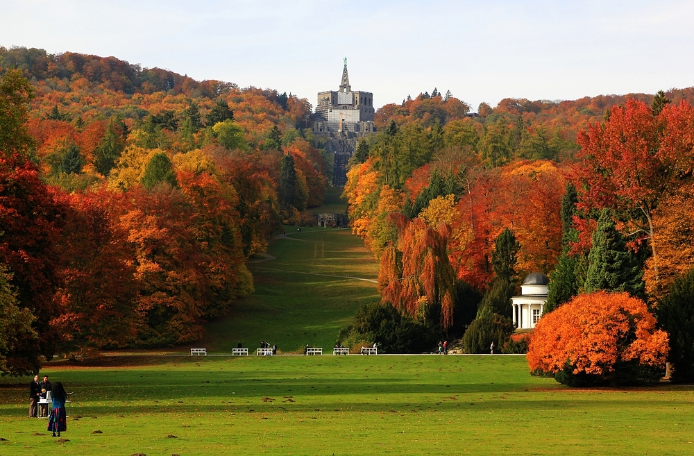 Landschaftspark Kassel-Wilhelmshöhe im Herbst