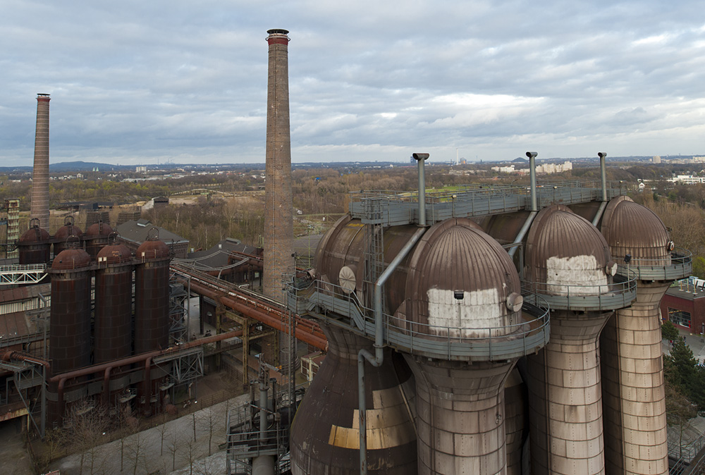 Landschaftspark von oben