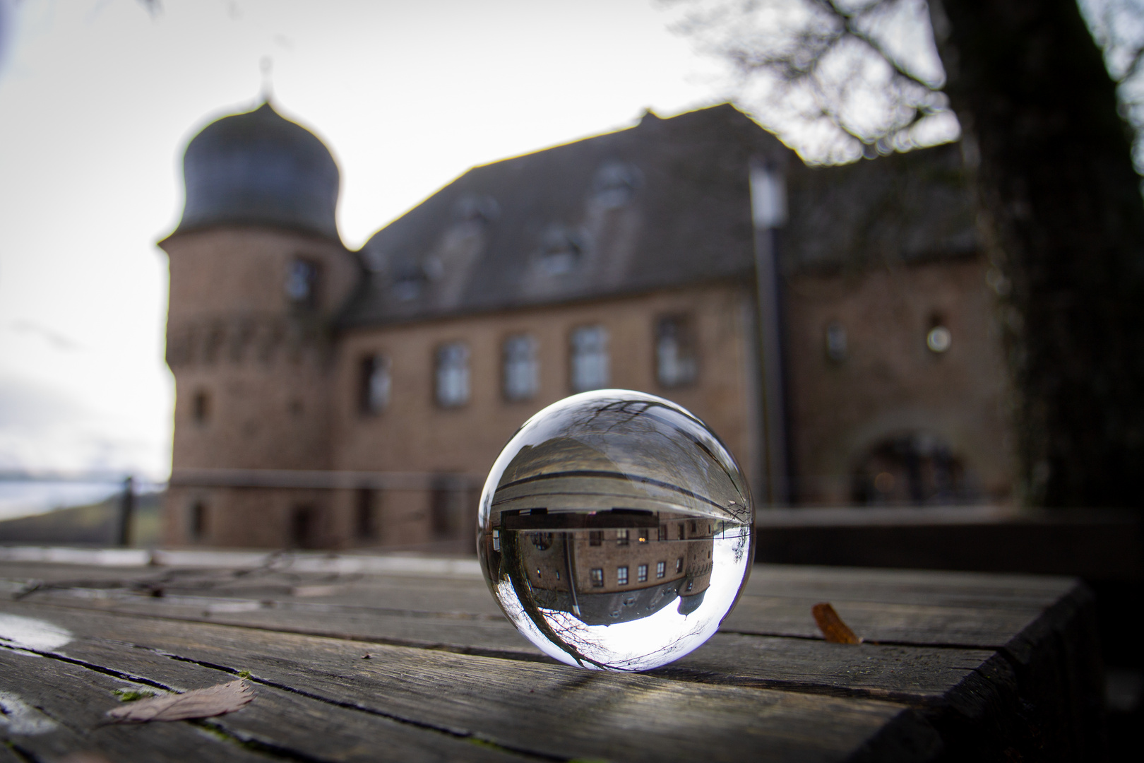 Landschreiberei in der Glaskugel