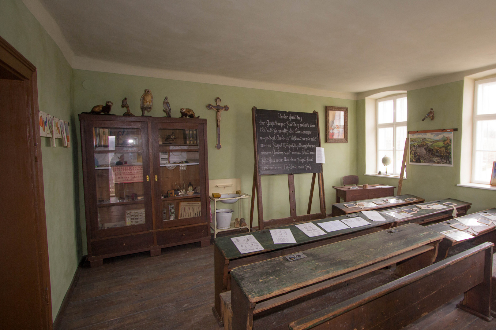 Landschule, Klassenzimmer um 1900