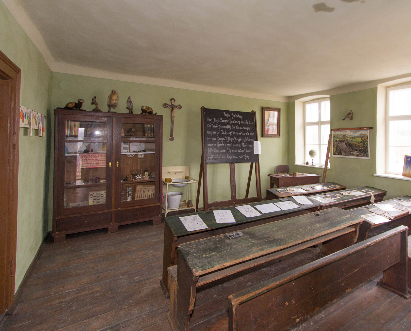 Landschule Klassenzimmer um 1900