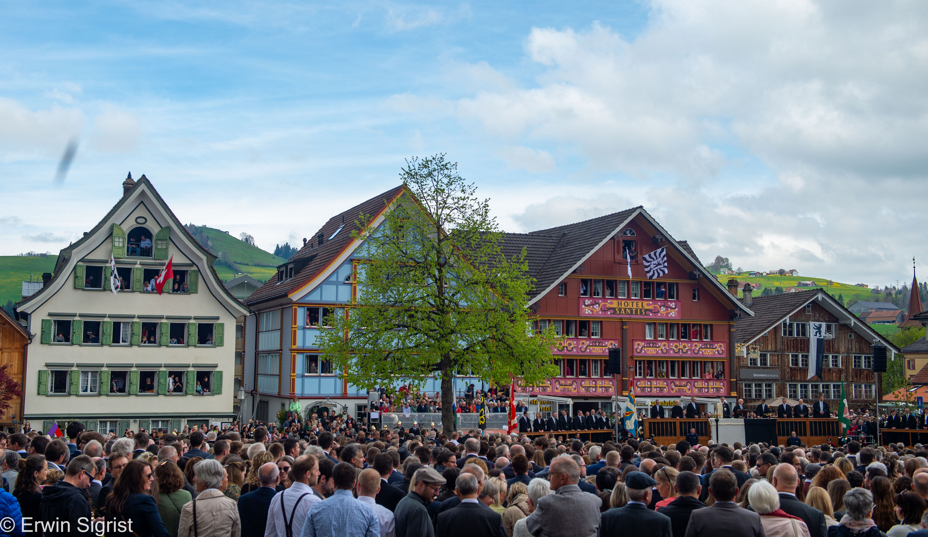 Landsgmend in Appizöll (Landsgemeinde im Kanton Appenzell Innerrhoden - Schweiz)