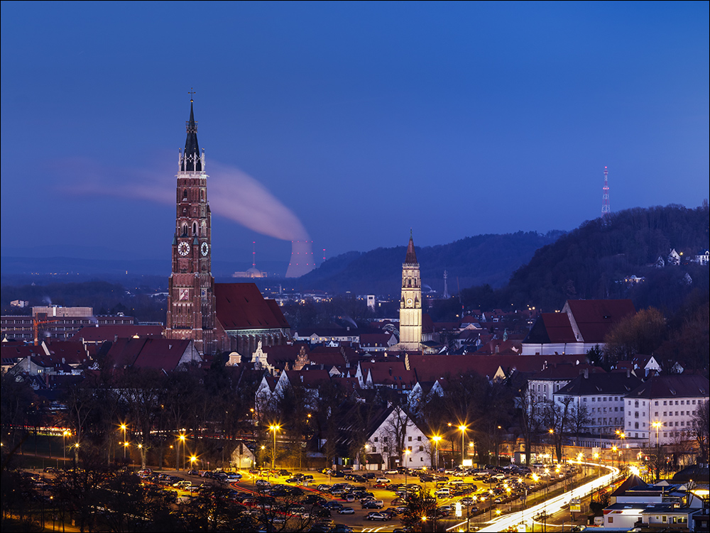 Landshut Foto & Bild | architektur, architektur bei nacht, niederbayern