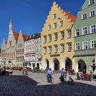 Landshut Altstadt im Frühling