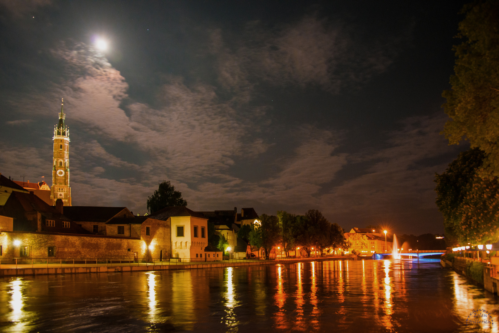 Landshut bei Nacht