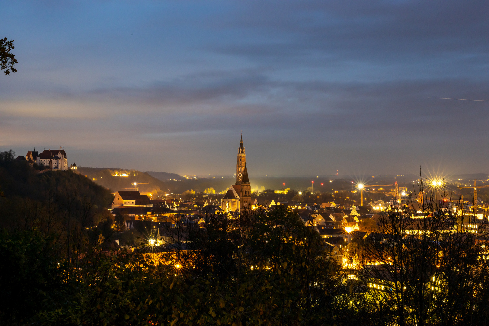 Landshut bei Nacht