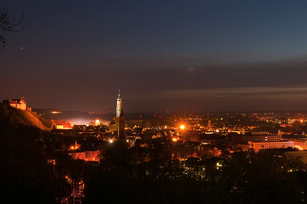 Landshut bei Nacht Foto & Bild | deutschland, europe, bayern Bilder auf ...