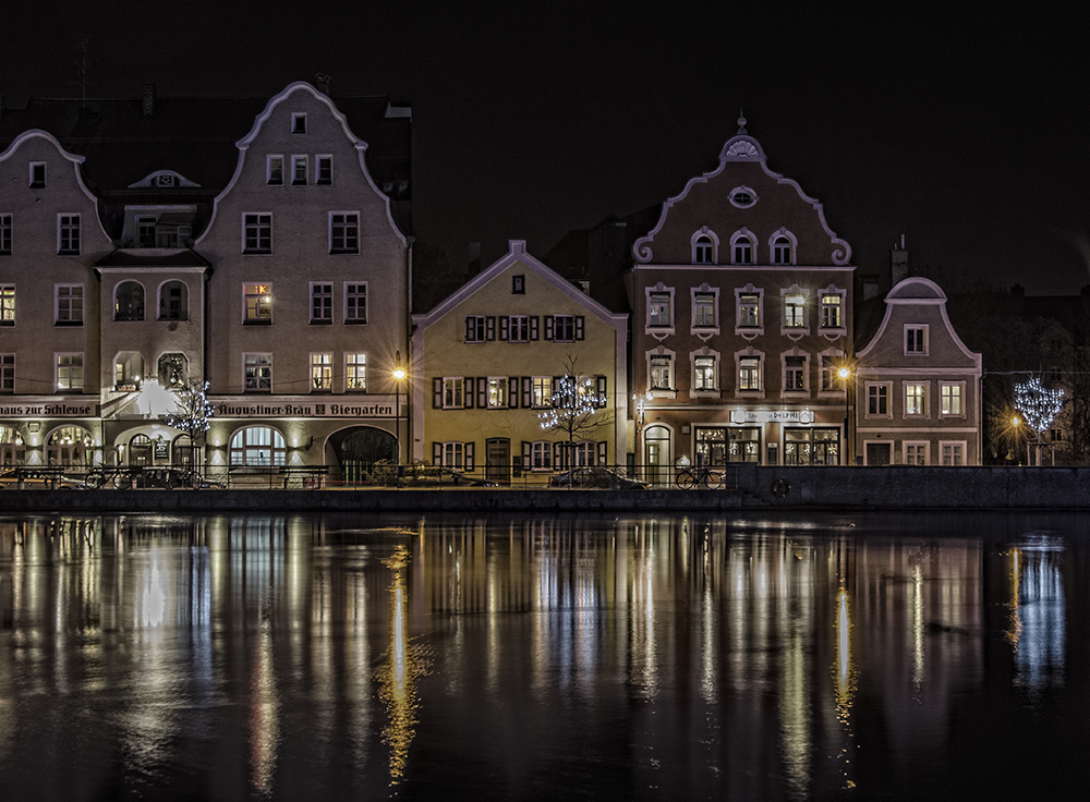 Landshut bei Nacht