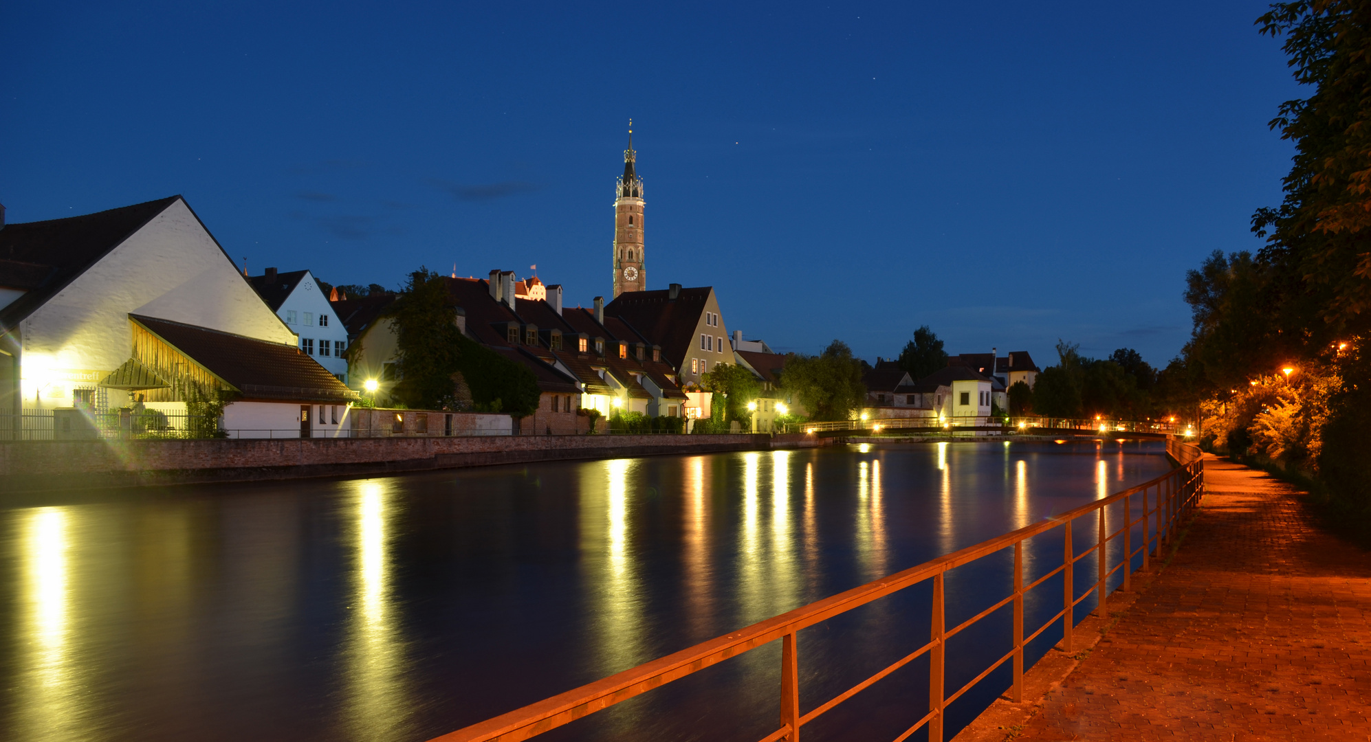 Landshut bei Nacht