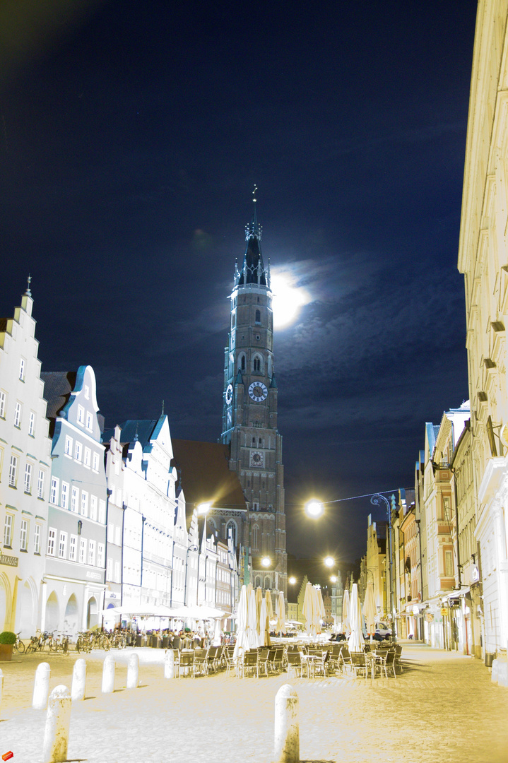 Landshut bei Nacht