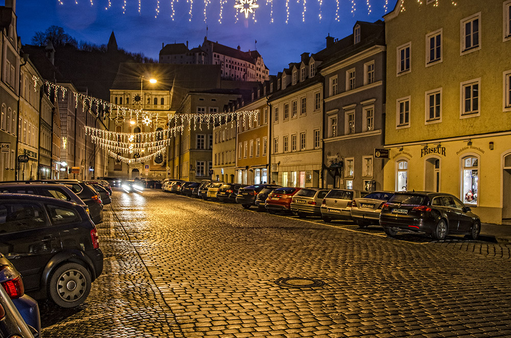 Landshut - Blick auf Burg Trausnitz