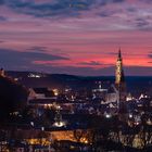 Landshut, Blick von der Carossahöhe,