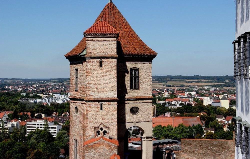 Landshut - Burg Trausnitz - Außenturm