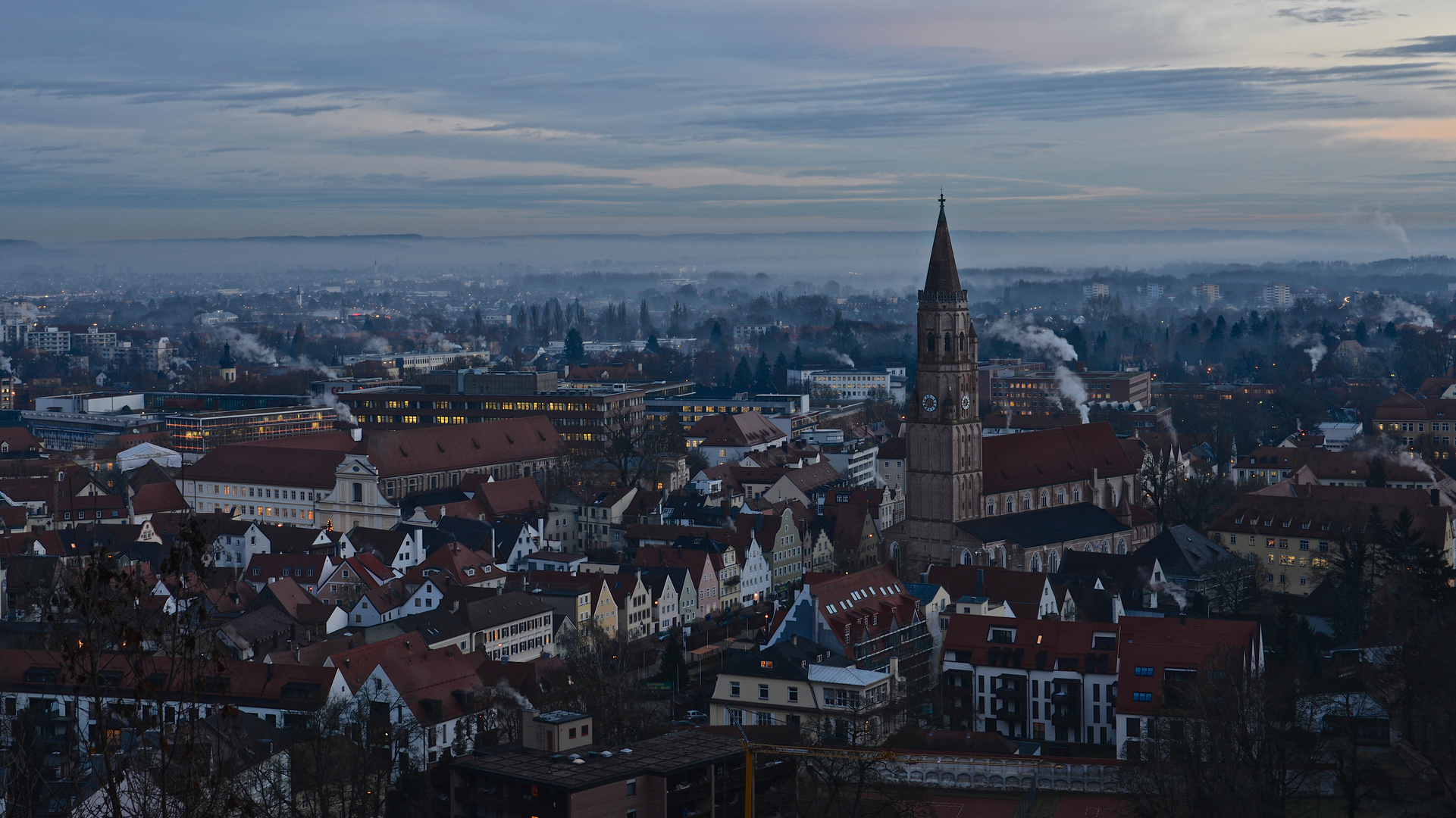 Landshut im Morgengrauen