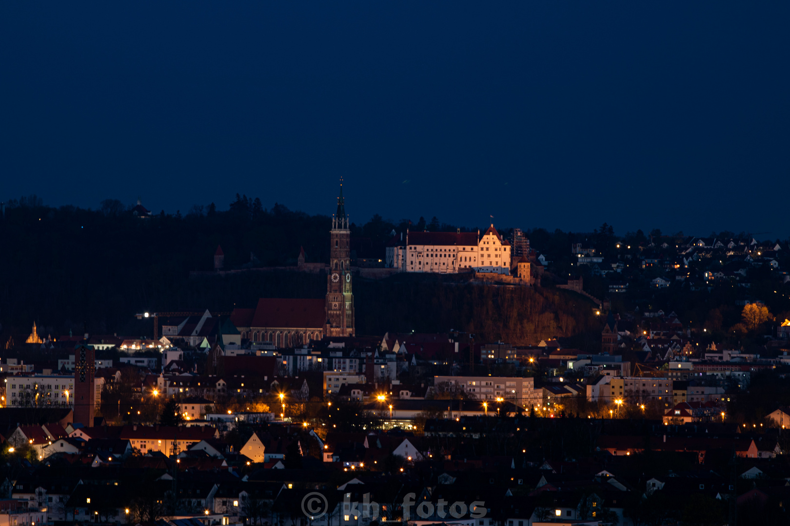 Landshut in der blauen Stunde