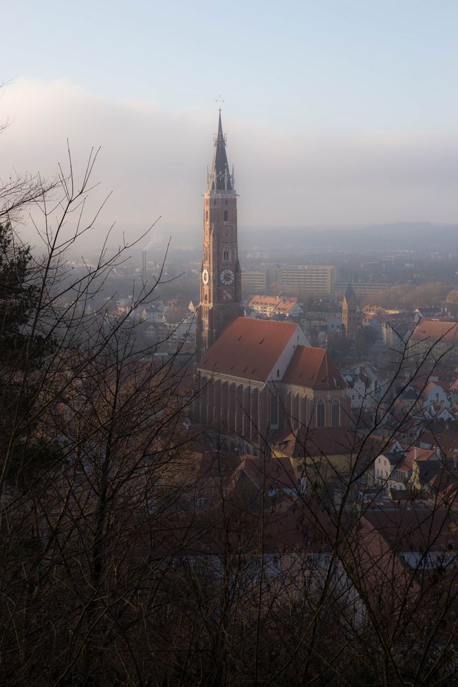 Landshut St. Martin Hochformat 3 Foto & Bild | jahreszeiten, landshut