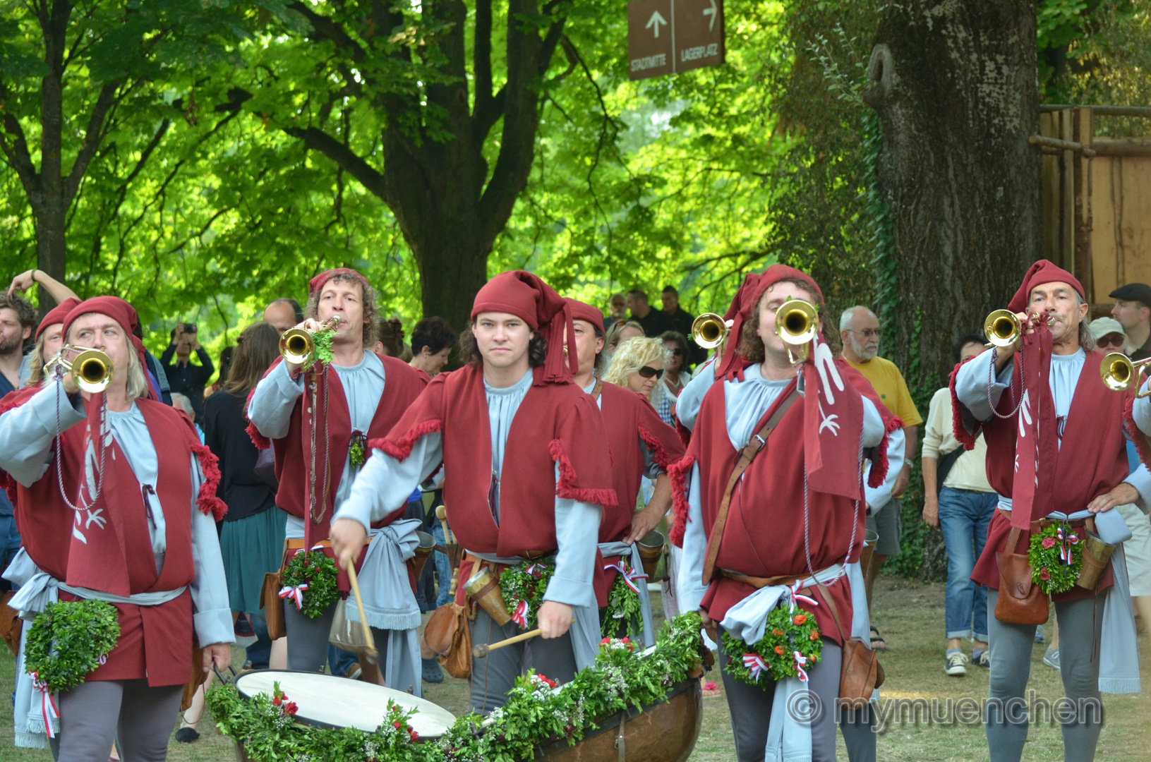 Landshuter Hochzeit im Lager 2013 Musik Kruppe