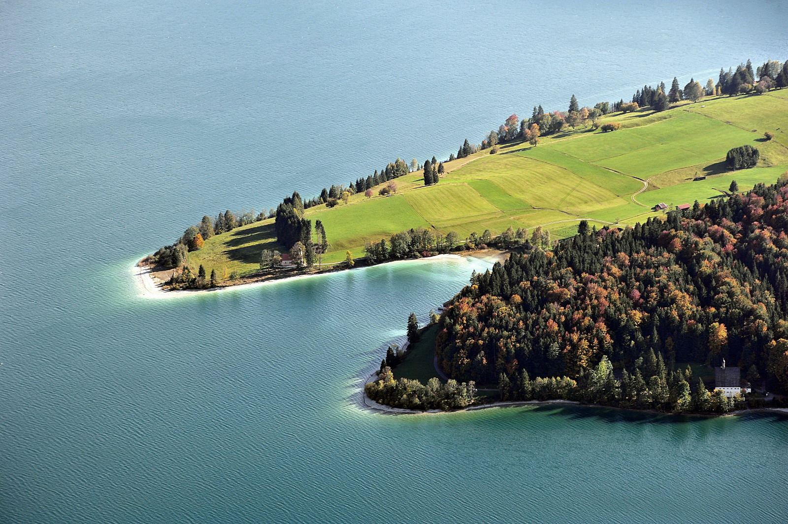 Landspitze im Walchensee