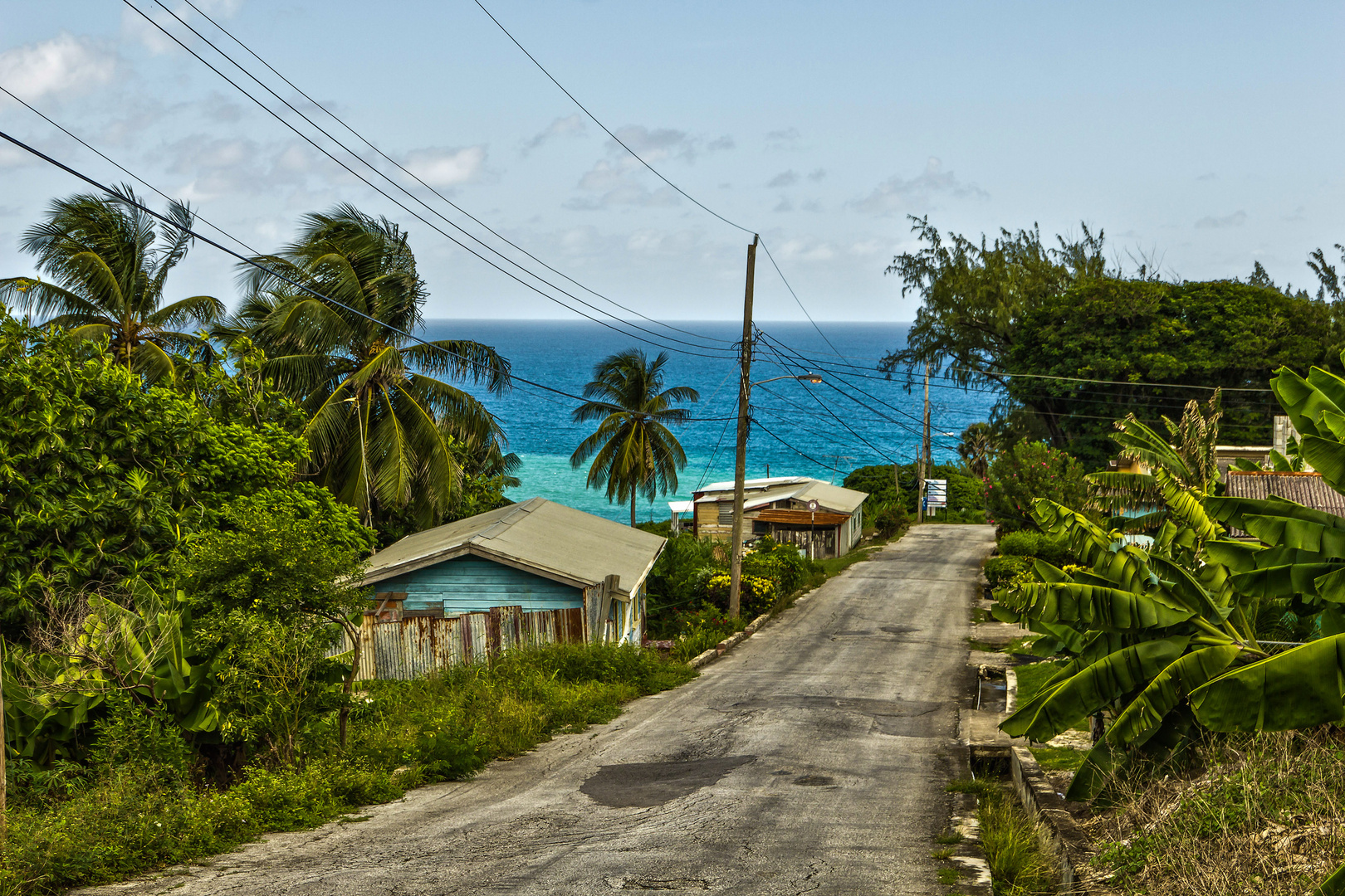 Landstrasse auf Barbados