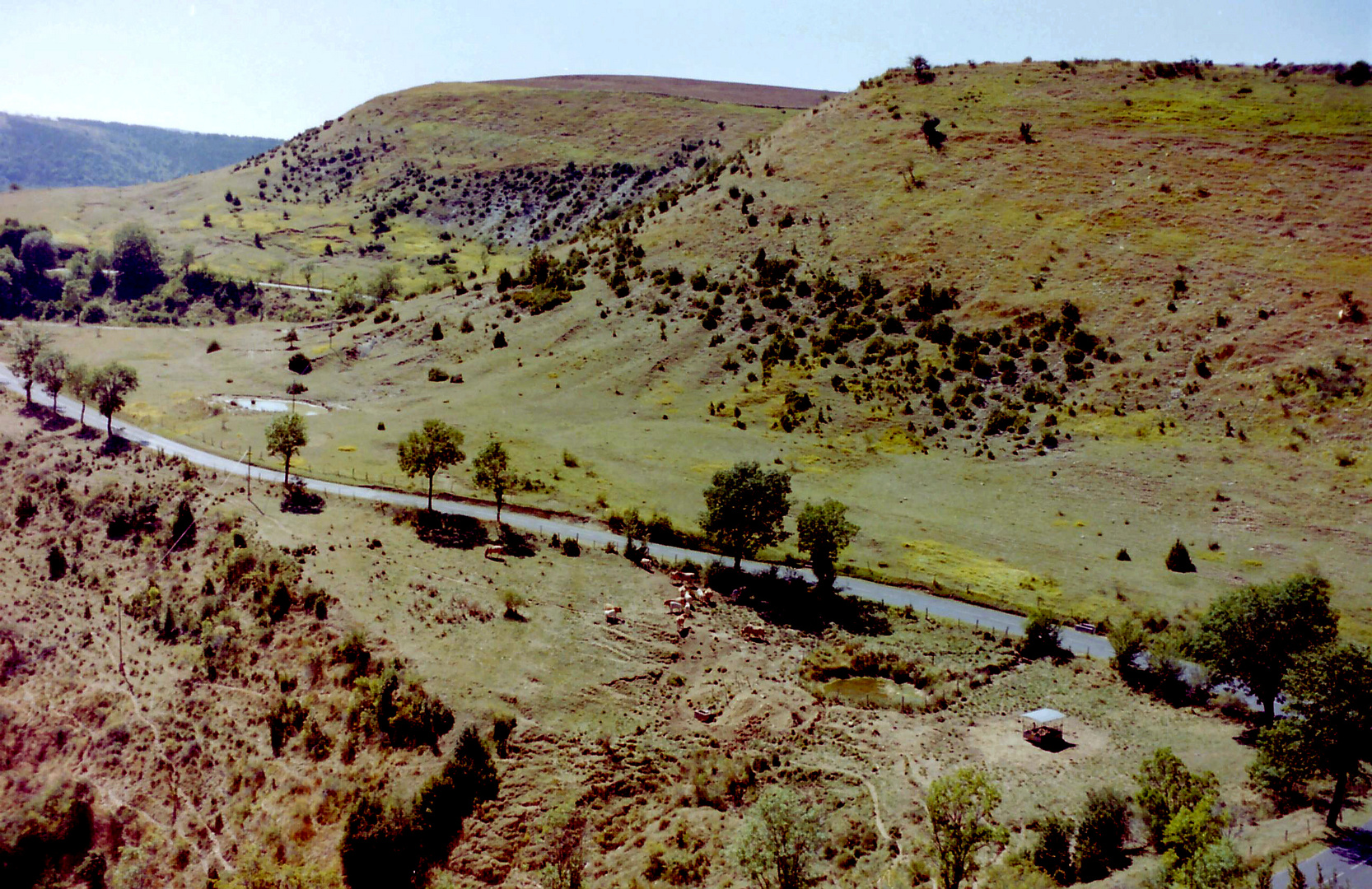 Landstraße Causse Sauveterre 2001