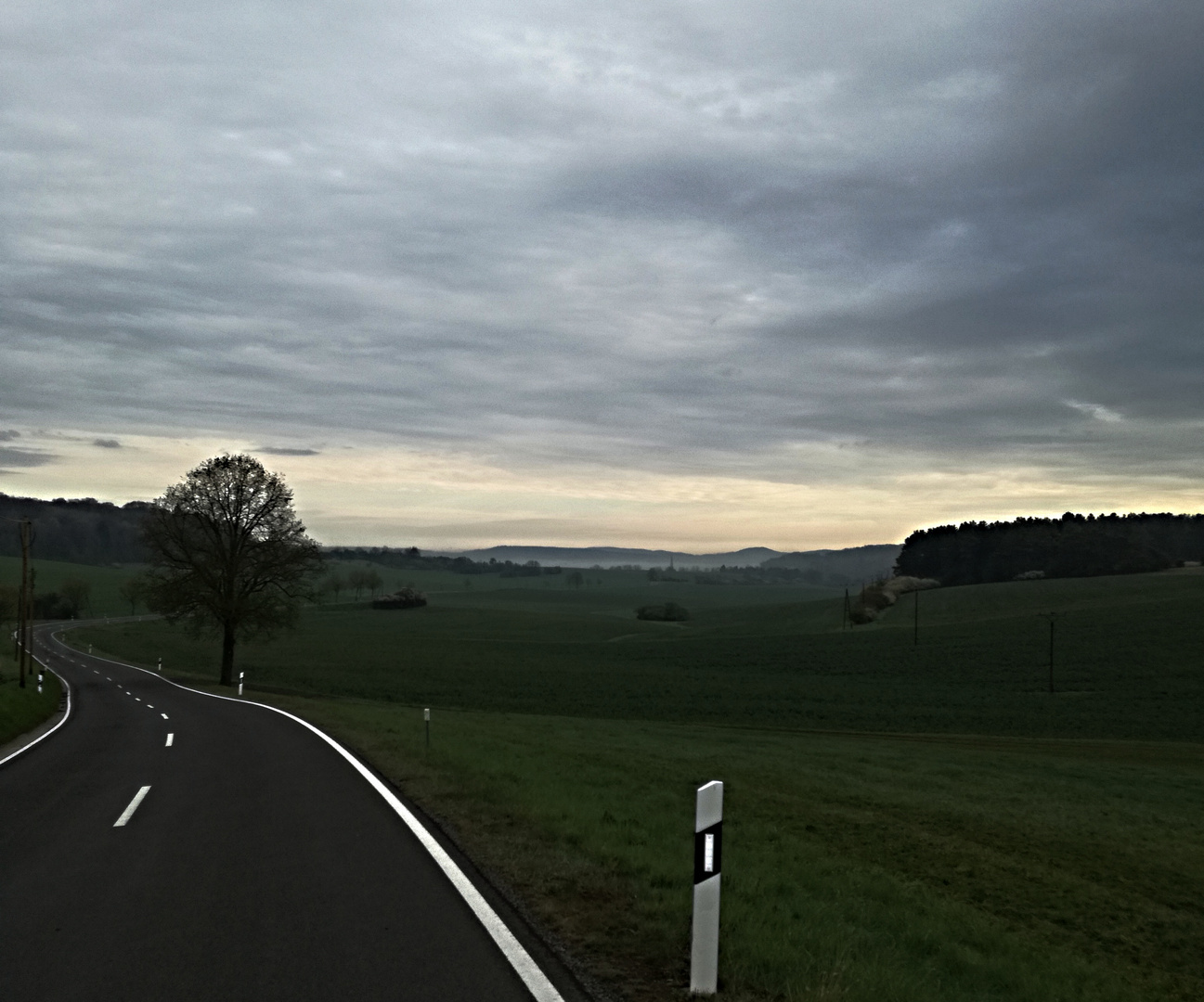 Landstrasse in Thüringen