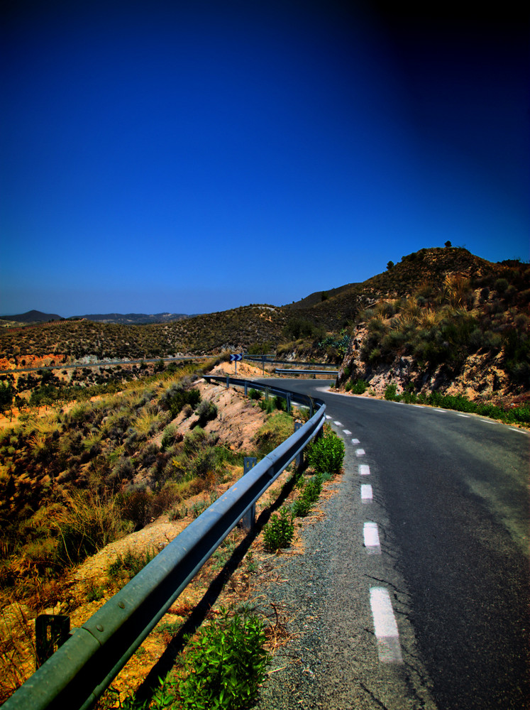 Landstraße von Mazarron nach Lorca (HDR)