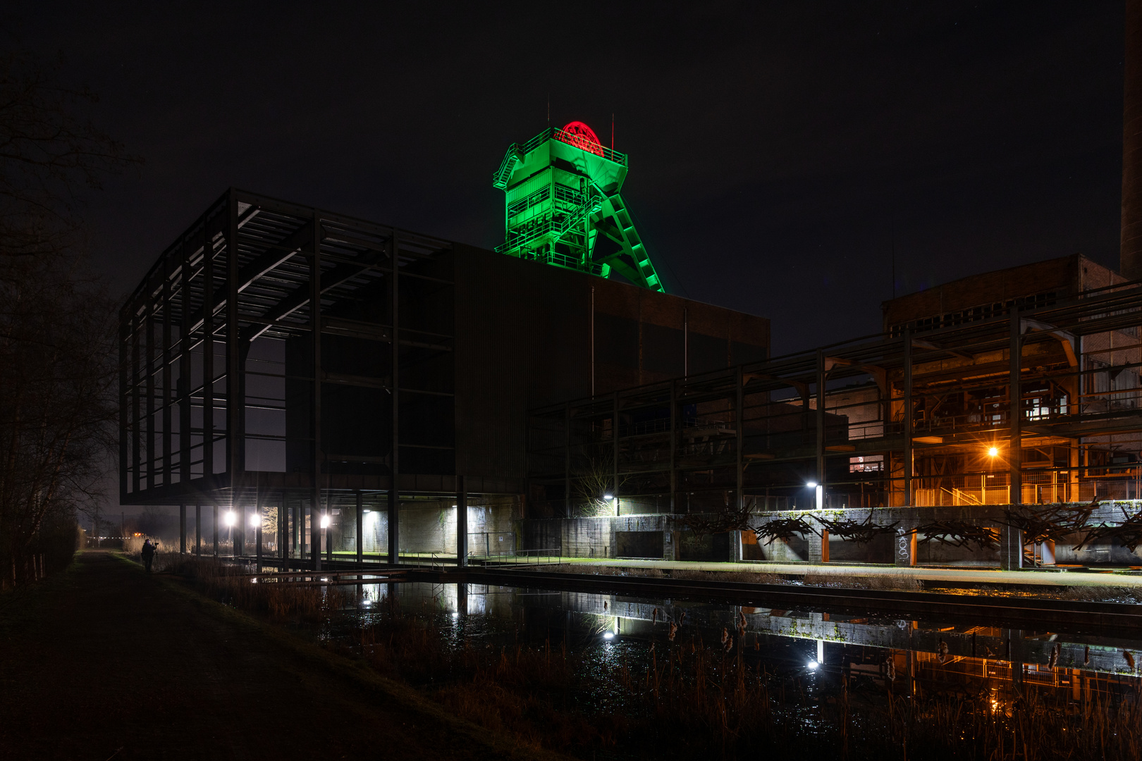 Landsweiler-Reden bei Nacht