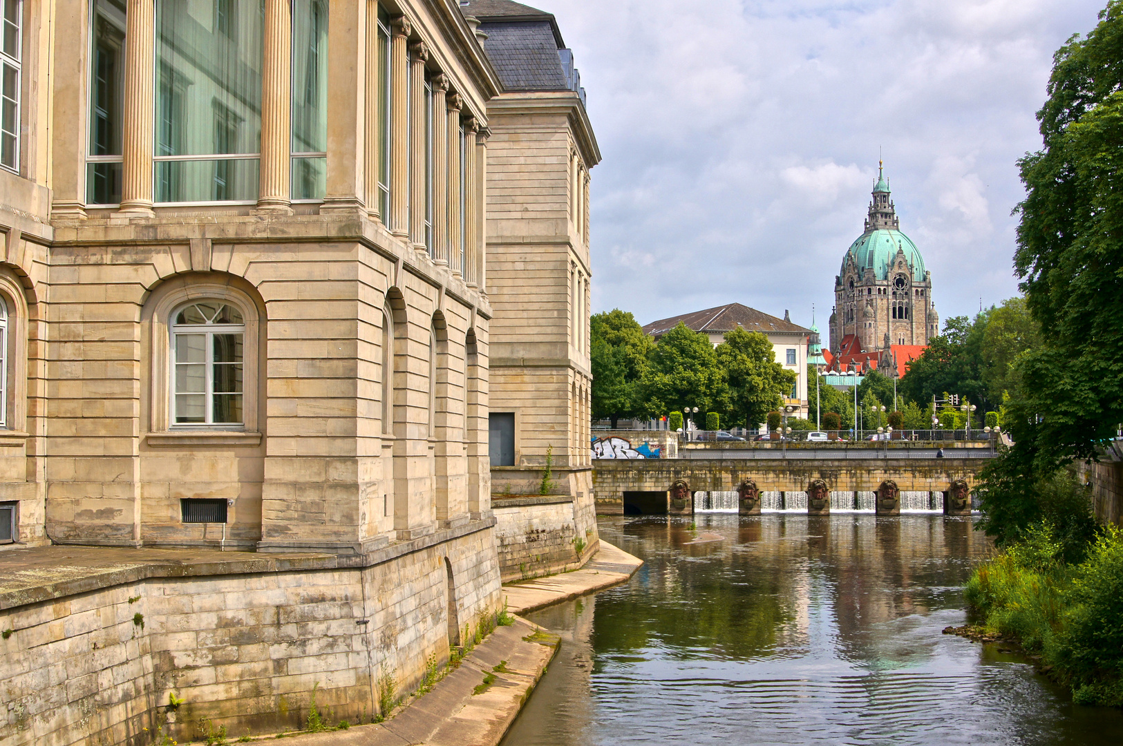 Landtag und Neues Rathaus Hannover