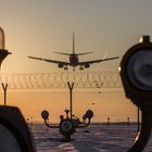 Landung am Allgäu Airport Memmingen 