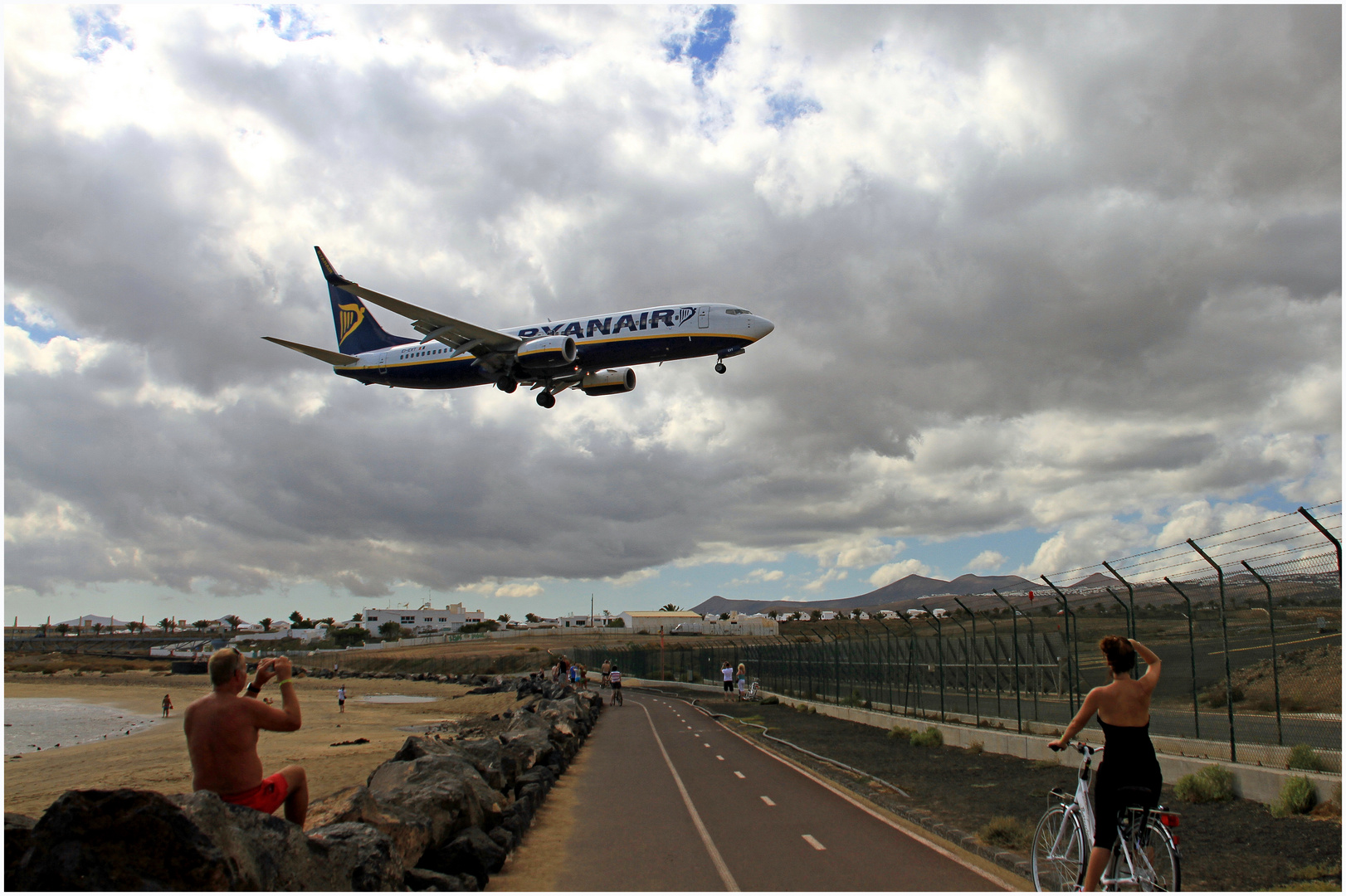 Landung auf Lanzarote