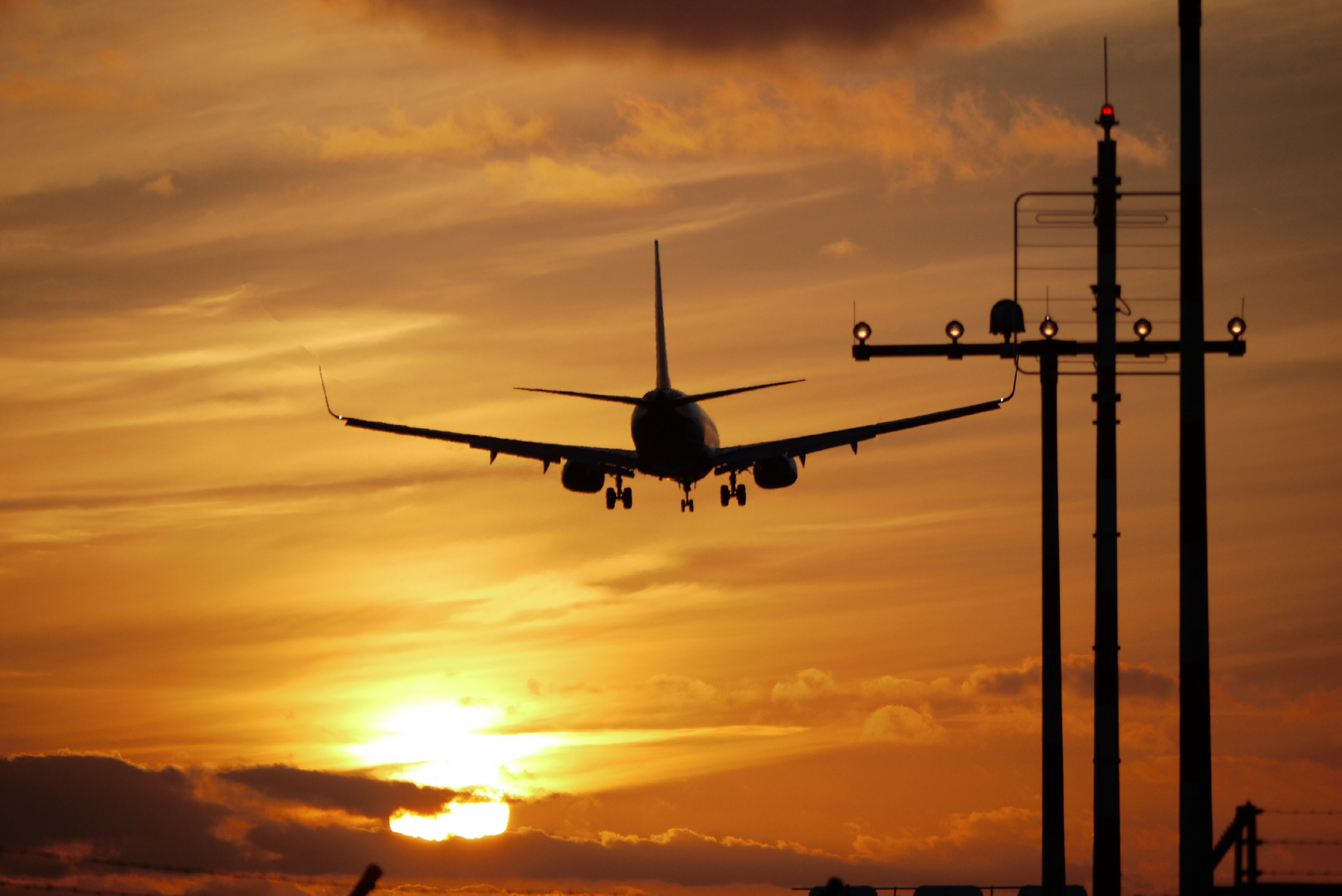 Landung Düsseldorf Airport 1