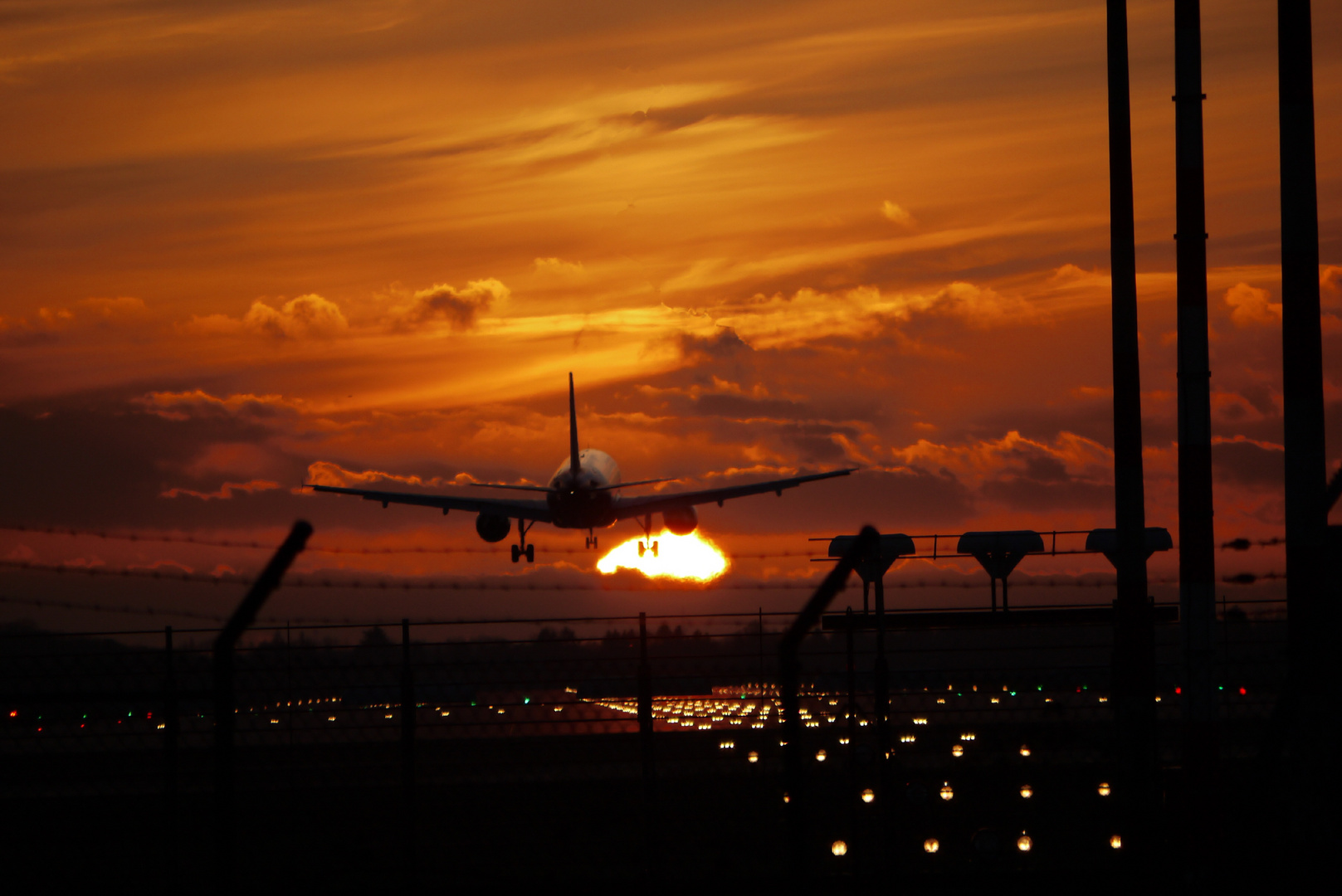 Landung Düsseldorf Airport 2