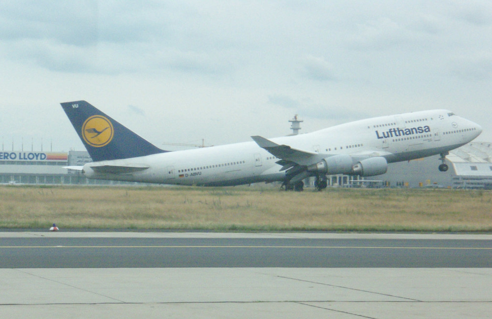 landung einer 747