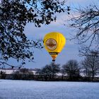 Landung Heißluftballon