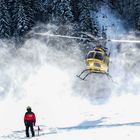 Landung im Schnee