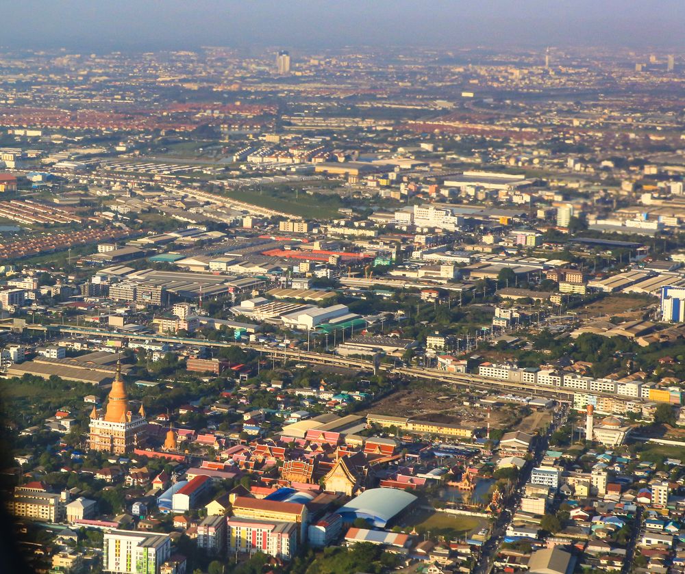 Landung in Bangkok