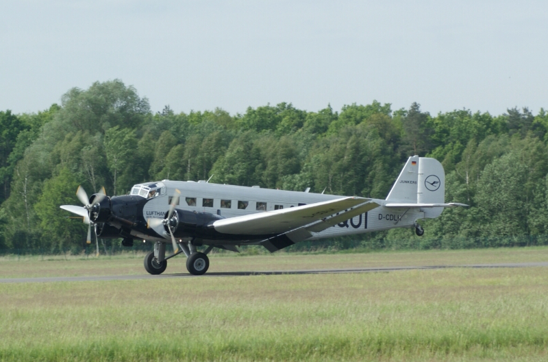 Landung in Dessau JU 52/3m