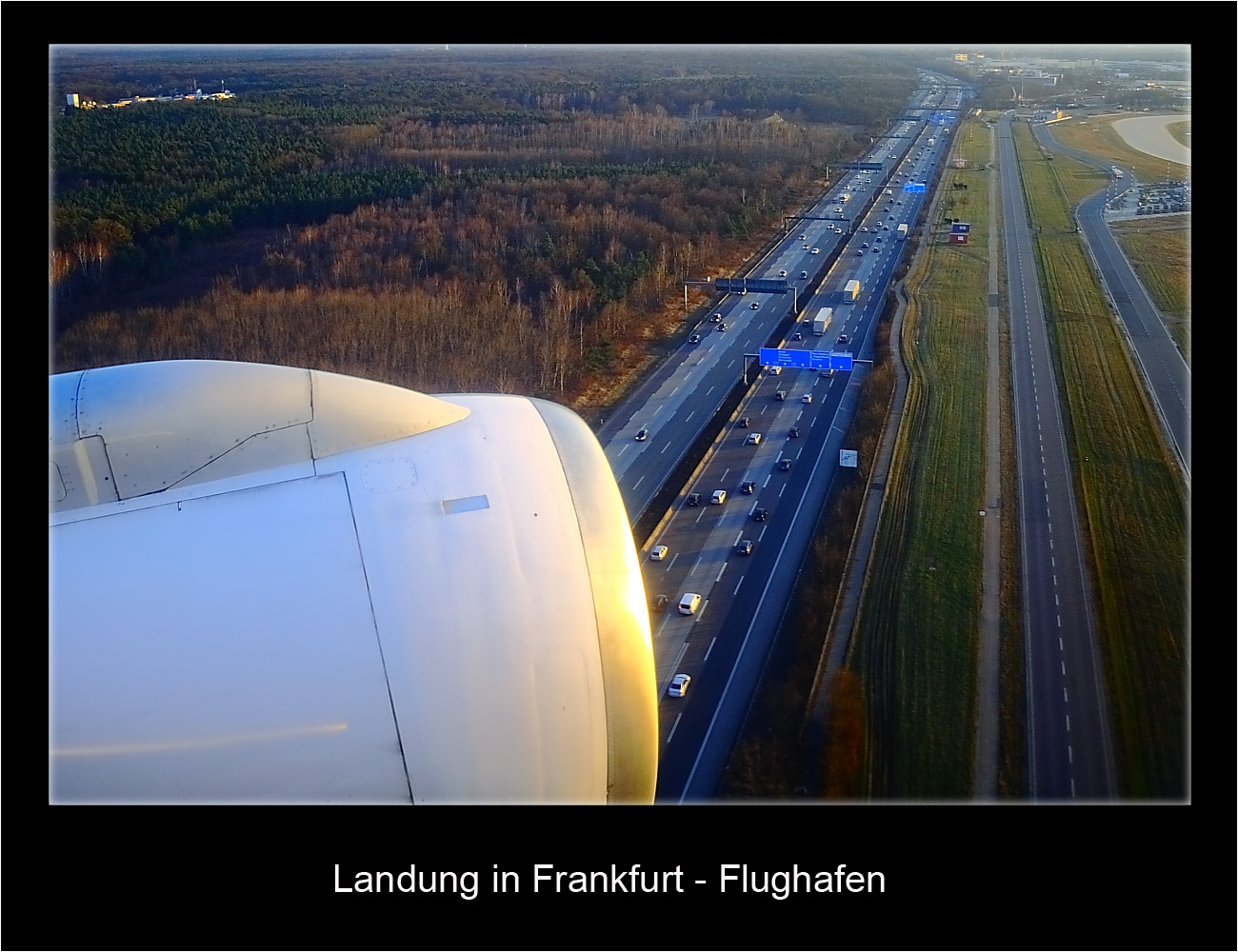 Landung in Frankfurt