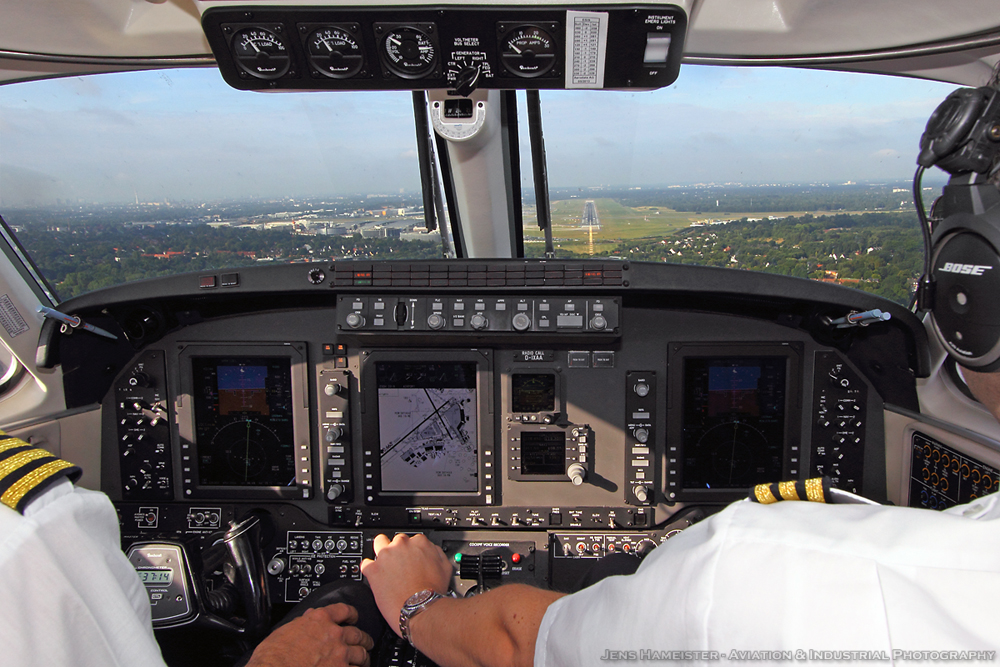 Landung in HAM auf der RWY 23