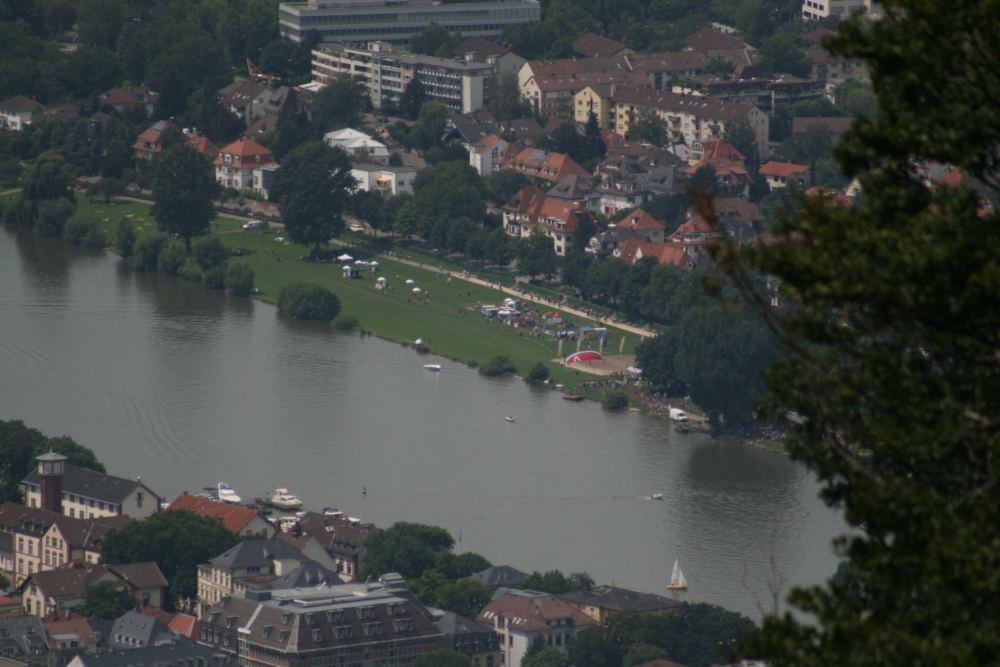 Landung in Heidelberg