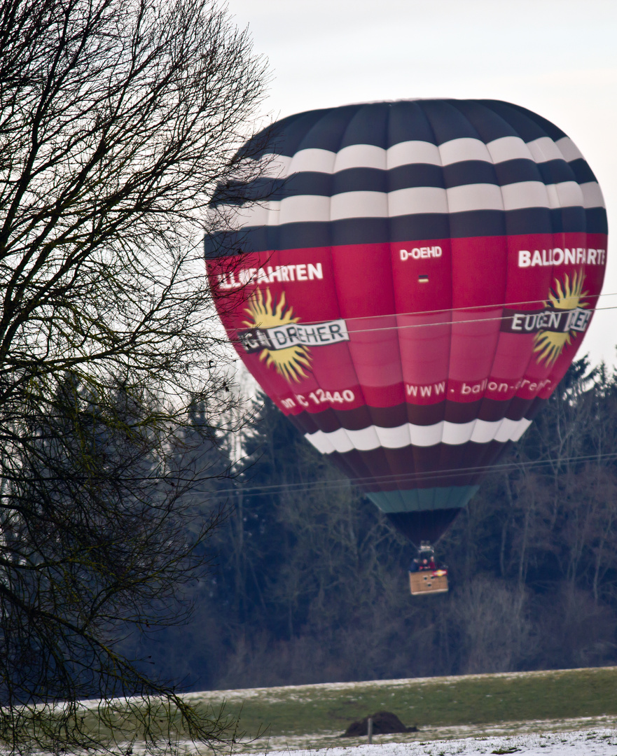 Landung in Rengers/Allgäu