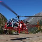 Landung in Zermatt