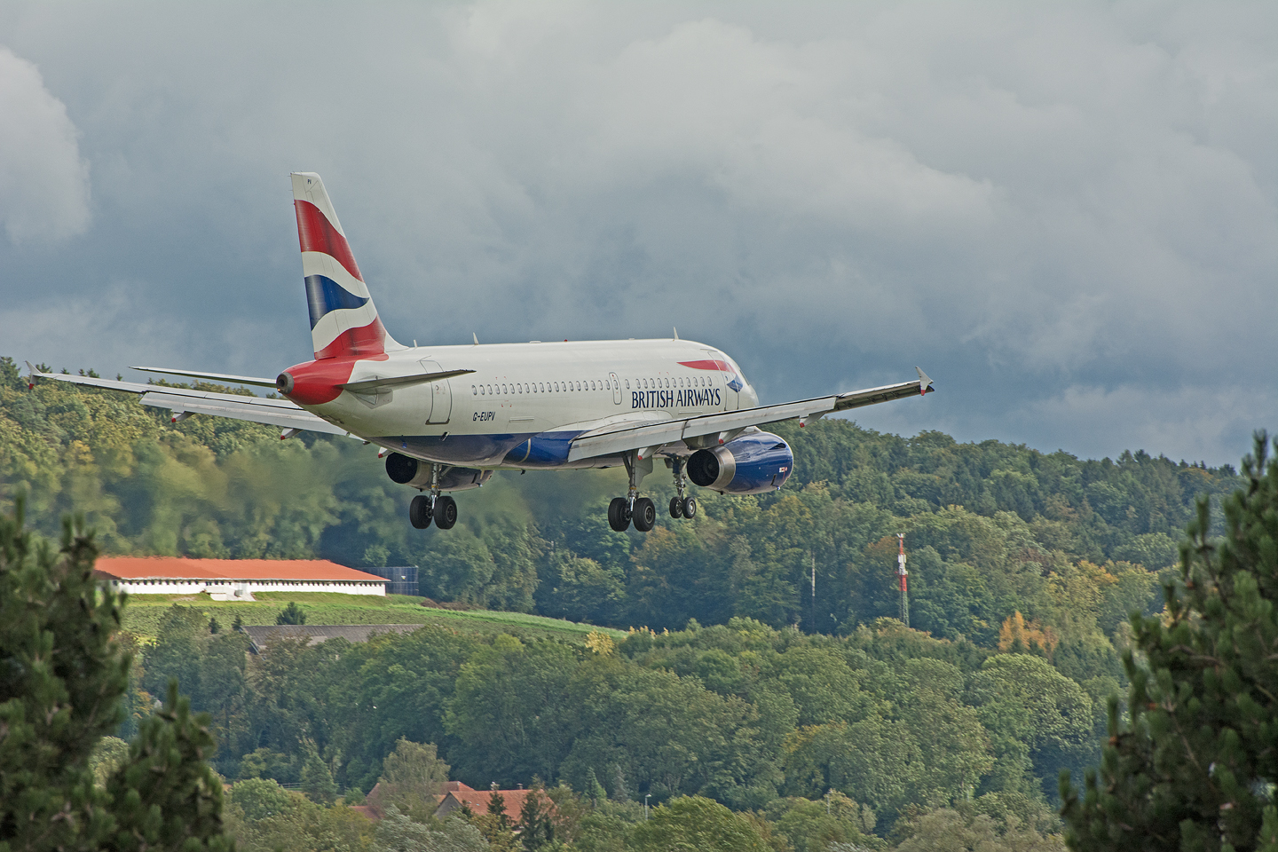 Landung in ZRH